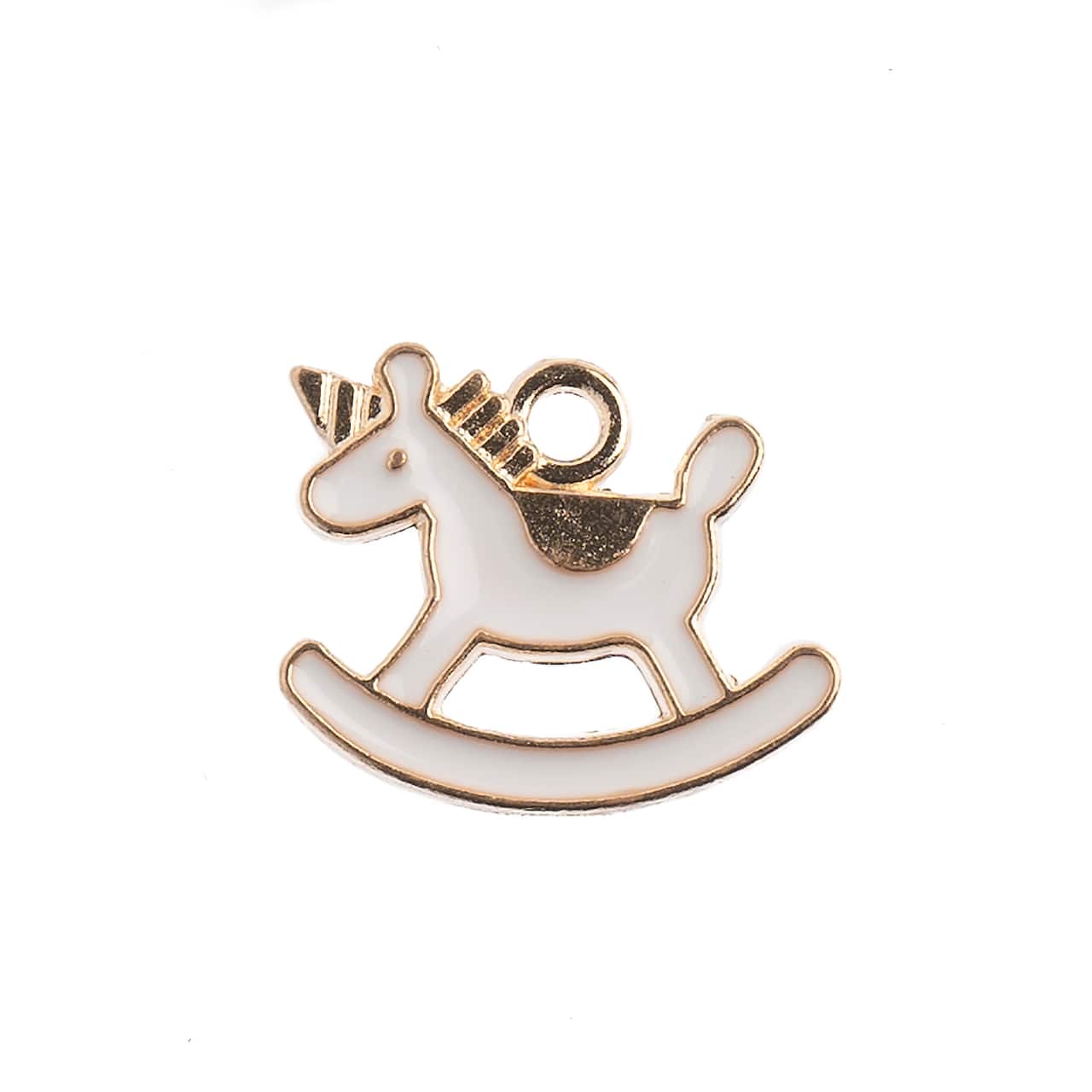 John Bead Sweet & Petite Rocking Horse Charms, 10ct.